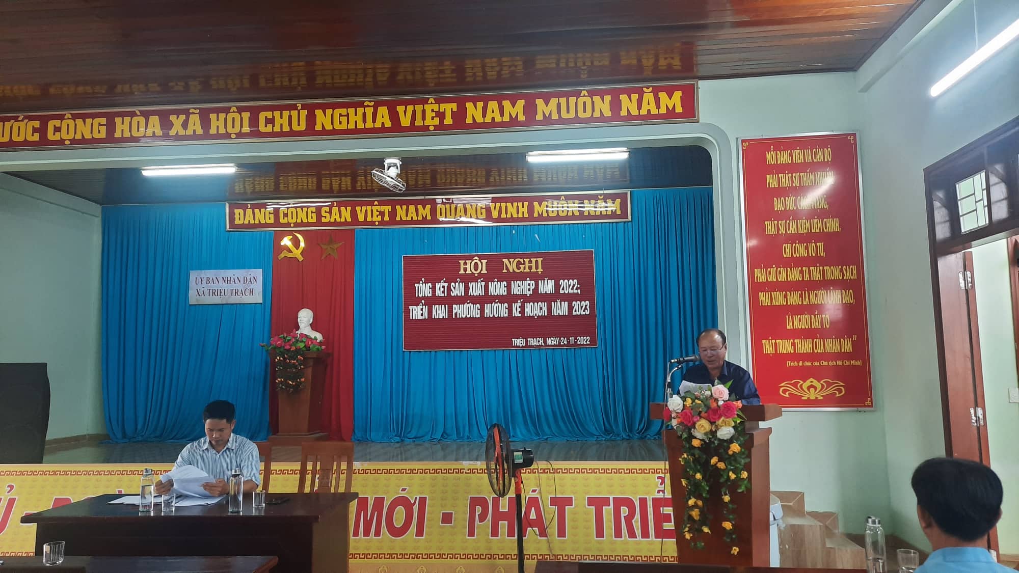 Đ/c Lê Đình Liêm - BTĐU phát biểu chỉ đạo