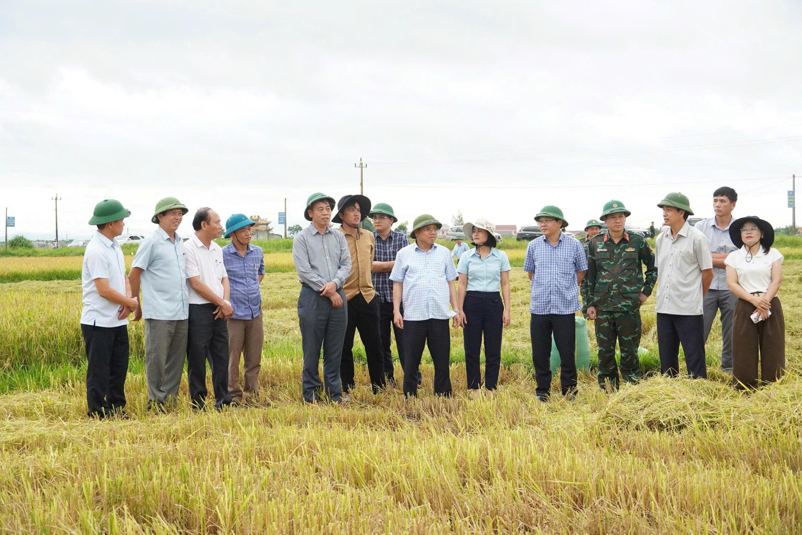 LÃNH ĐẠO TỈNH KIỂM TRA CÔNG TÁC PHÒNG CHỐNG BÃO SỐ 5 TẠI XÃ NAM CỬA VIỆT